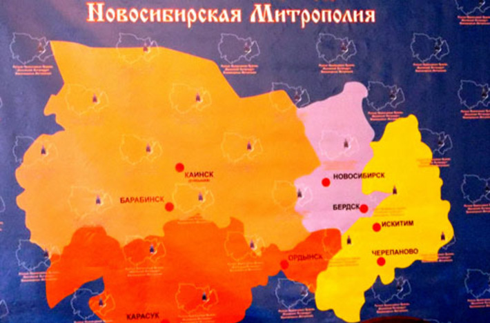 В Новосибирской митрополии сегодня насчитывается 155 приходов, из них 30 — в Новосибирске. Фото Татьяны ШИПИЛОВОЙ