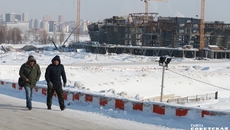 Осенью 2021 года в строящемся ЛДС начнутся отделочные работы. Фото Алексея ТАНЮШИНА