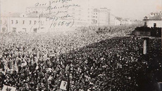9 мая 1945 года в Новосибирске. Фото Б. П. Шумакова, Музей Новосибирска