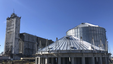 Строители элеваторного комплекса в Купино приступили к монтажу второго силоса. Фото: предоставлено ООО «Метелица»