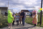 Открытие игровой детской площадки в Усть-Тарке состоялось благодаря нацпроекту. Фото Татьяны Рабочевой