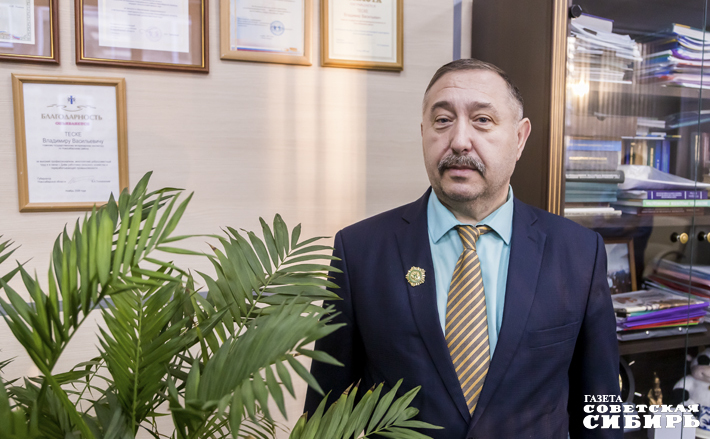 Начальник Управления ветеринарии Новосибирского района Новосибирской области Владимир Теске считает, что год прошел без особых потрясений в плане эпизоотии, и главная заслуга в этом принадлежит коллективу. Фото: Андрей Заржецкий