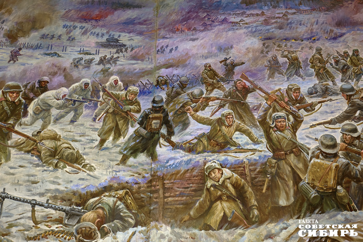 Фрагмент диорамы В.К. Чебанова. Фото: архив ИД «Советская Сибирь»
