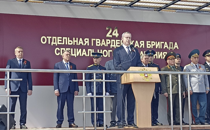 Губернатор Андрей Травников глубоко убежден: сегодня нет ничего важнее дела общей победы. Фото: vk.com