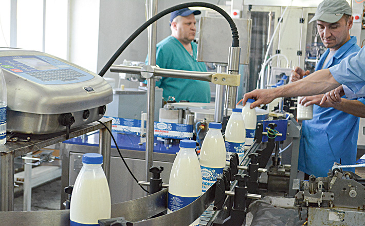В районе производят зерно и молоко, перерабатывают сельхозпродукцию. Фото Виктора БОРОВСКИХ