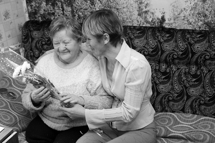 Приемная мама Людмила Дмитриевна (слева) и Анна Владимировна.