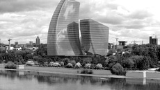 Макет будущего конгресс-центра на набережной.