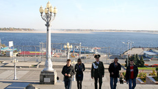 Любимое место волгоградцев — набережная Волги.