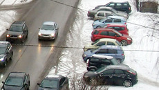 Неправильная парковка.