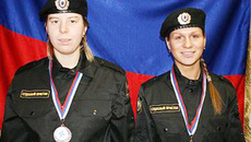 Призеры турнира (слева направо) Ольга Хозеева и Анна Самохвалова.