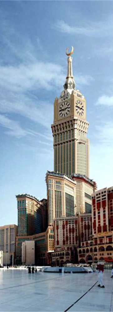 По замыслу, диаметр циферблата часов на самой высокой гостинице в мире будет в пять раз больше, чем циферблат часов Биг-Бена.