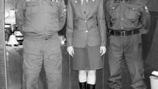 Евгений Петров, Ирина Меркушева, Сергей Кушнарев — молодые сотрудники милиции Краснозерского ОВД.