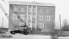 Новостройка... Сюда переселятся баганцы из аварийного и ветхого жилья.