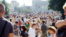 На сегодняшний день в столице России насчитывается 12,5 млн человек.