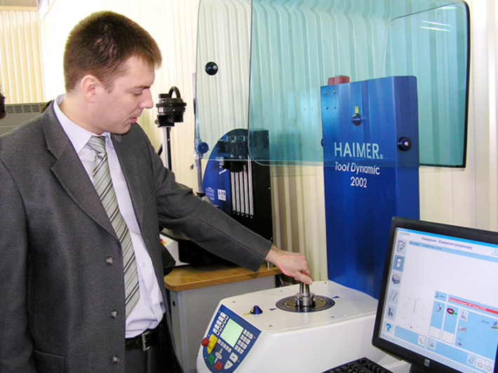 Измерительно-балансировочный станок «HAIMER Tool Dynamic» — лазерная точность сегодняшнего машиностроения.
