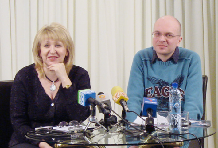 Директор «Глобуса» Татьяна Людмилина и главный режиссер театра Алексей Крикливый: «Вступаем в юбилейный марафон!»