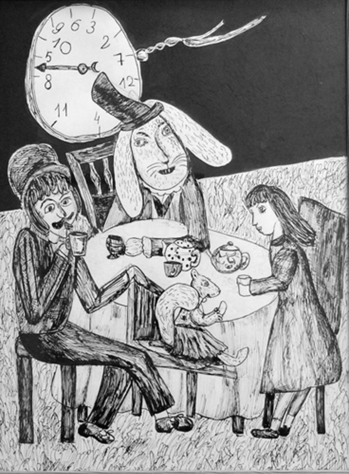 «Алиса в Стране чудес». Рисунок Ани Гайдамаки.