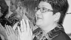 Наталья Ярославцева на концерте самодеятельных артистов.