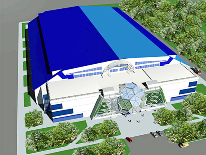 Проект будущего манежа.