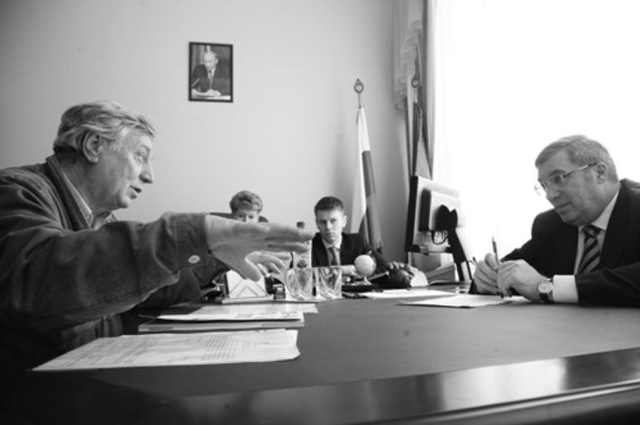 На приеме — Петр Анофриков.