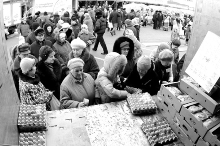 Дешевая продукция уходит влёт.