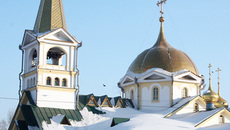 Новосибирские храмы готовятся к встрече Пасхи.    Фото Андрея БАУЛИНА.