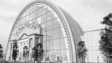 «Сибстройреконструкция» предложила оформить фасад театра зеркалами.