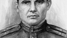 Герой Советского Союза Михаил Данилов.