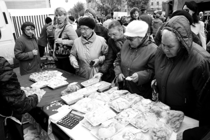 Продукции птицефабрик Новосибирской области покупатель доверяет.                                                    Фото Бориса МОСКВИНА.