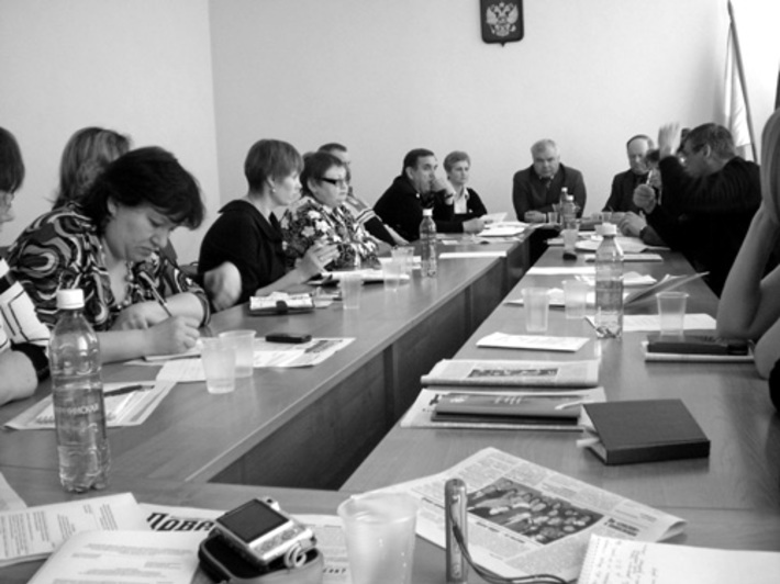 Разговор за «круглым столом».