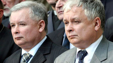Братья Качиньские. Лех (слева) и Ярослав.