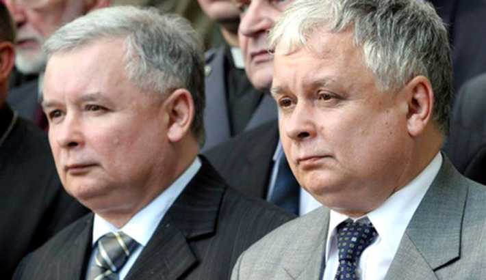 Братья Качиньские. Лех (слева) и Ярослав.