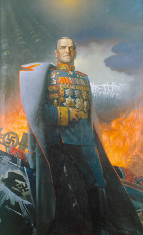 «Маршал Жуков», картина Константина Васильева. 1974 г.