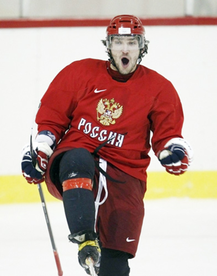 Александр Овечкин после очередного гола.