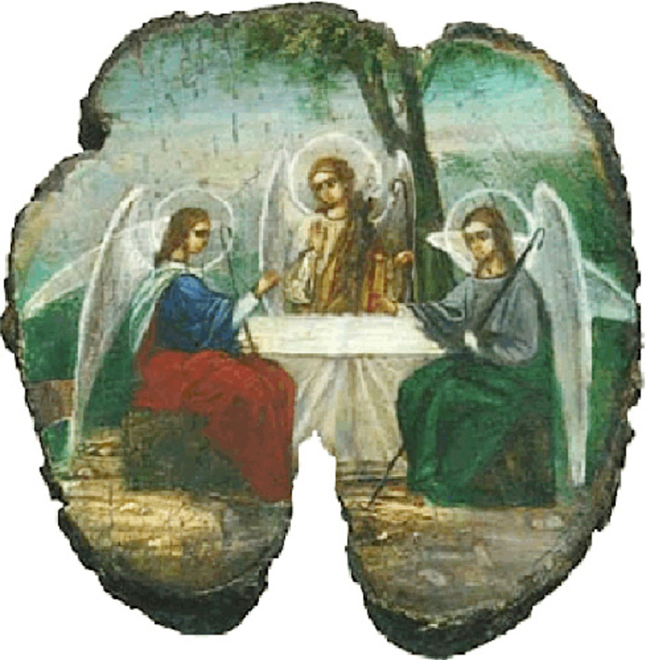Троица. Афонская икона.