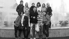 Немецкие школьники в Новосибирске.