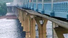 «Пляшущий» мост в Волгограде.