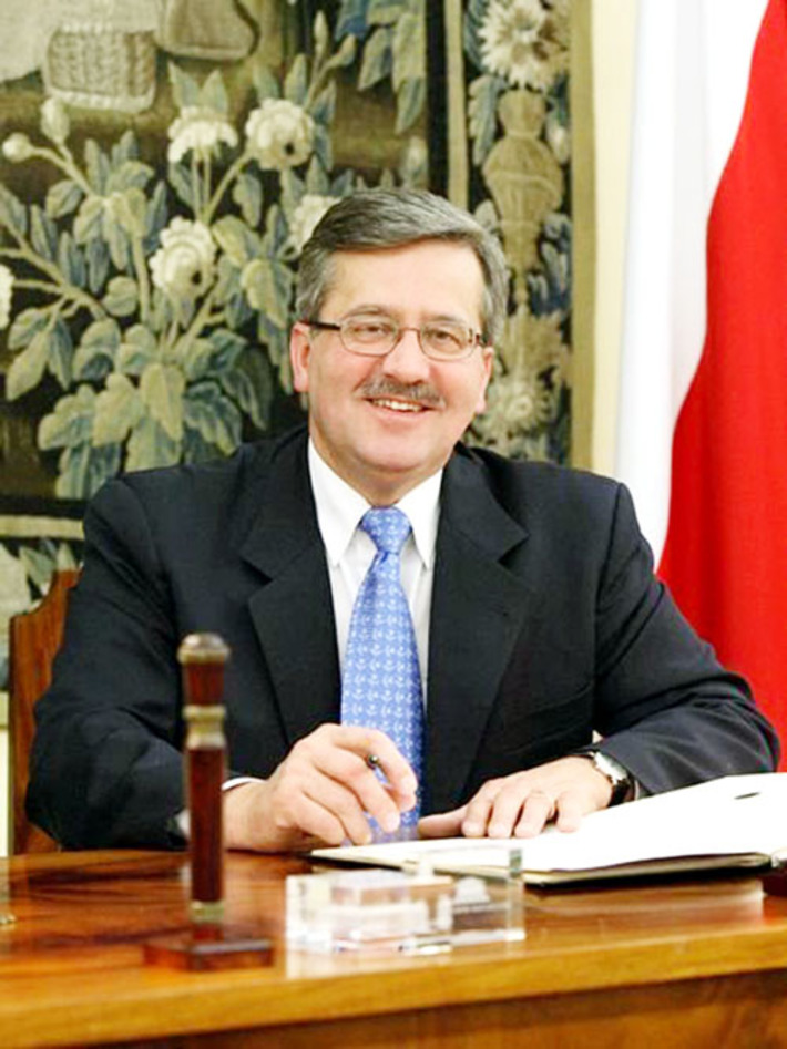Новый президент Польши Бронислав Коморовский.