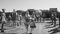 Хлеб-соль дорогим гостям. На церемонии открытия ярмарки.