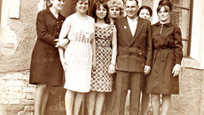 Первые выпускники Александра Сергеевича, 1966 год.