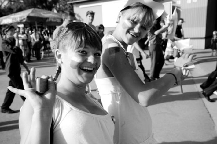 Настроение праздничное.