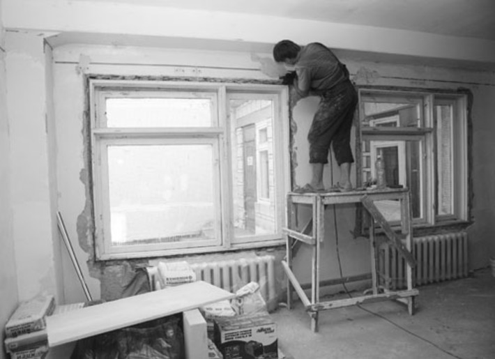 Реконструкция в детском саду № 425 идет полным ходом.