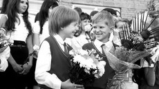 Так мы теперь в одном классе? Здорово!!! (1 сентября 2010 г. Лицей № 22 г. Новосибирска).