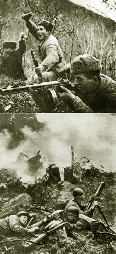 Жаркие бои.