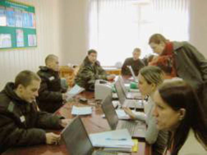 Во время семинара.