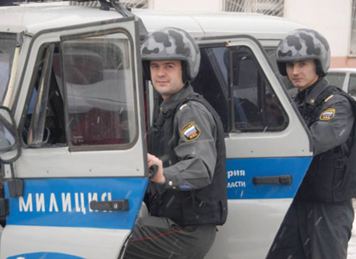 На страже порядка.