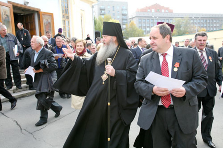 После награждения.