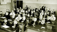 В классе. Снимок 1954 г.