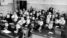 В классе. Снимок 1954 г.