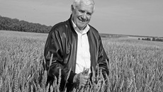 Зерновое поле — родная стихия для председателя Юрия Бугакова.